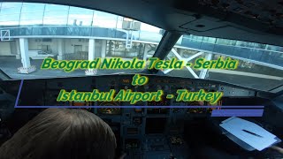 Belgrade Nikola Tesla, Serbia to Istanbul Airport Turkay...