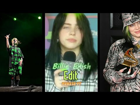 Billie Eilish - Love Nwantiti [ Edit] • Manash Yt • shorts•