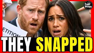 Harry & Meghan’s FRAGILE EGO on Full Display - POOP SCANDAL & 35K Signatures… They SNAPPED?!