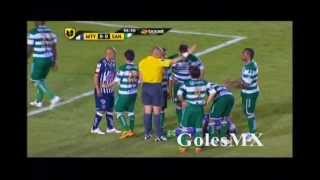 "Monterrey vs Santos Laguna Concacaf liga de Campeones" 2011-2012