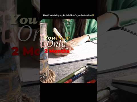 Only 2 Months Left❤️🩹#shorts #viralvideo #motivation #study #neet #jee #exam #productivity