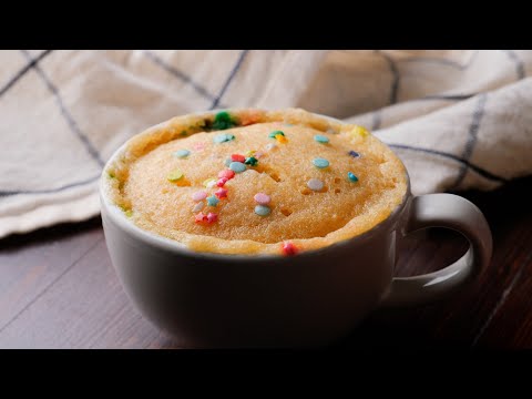 1 Minute Vanilla Mug Cake