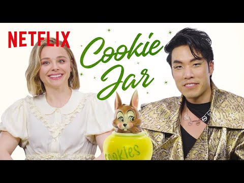 Eugene Lee Yang and Chloë Grace Moretz Answer to a Nosy Cookie Jar