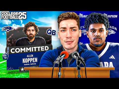 Rebuilding Nevada in College Football 25 Dynasty Episode 1