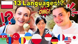 Speaking 13 LANGUAGES in Poland – Their Reactions Were INSANE! 🇵🇱