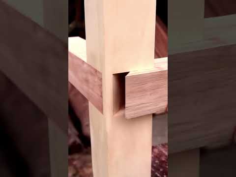 Japanese Middle wood joints technique 🔥👍#Shorts