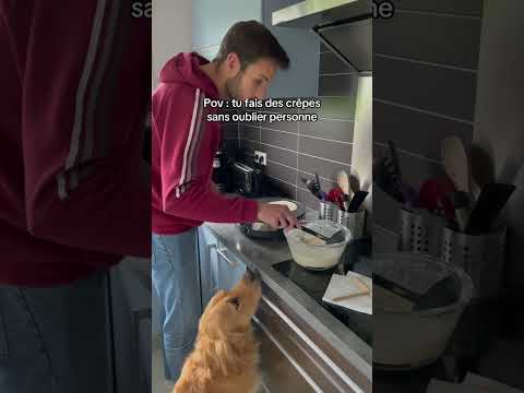 Il a aussi le droit à sa crêpe 🤗