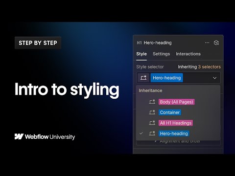 Intro to styling