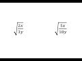 Rationalizing Denominators and Perfect Squares