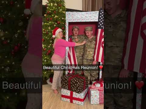 Military Sons Return From Deployment Early To Surprise Mother For Christmas!❤️