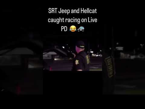 THEY DIDNT CARE ABOUT HIM 🚔😂 #mustang #hellcat #challenger #srt #dodge