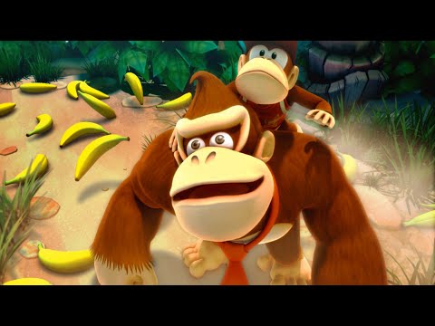 FINAL BOSS + ENDING!! Donkey Kong Country Returns HD (Nintendo Switch: 2 Players!)