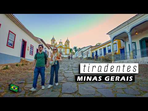 Relaxing Walk TIRADENTES 🇧🇷 Brazil — Minas Gerais — 2025 【 4K UHD 】