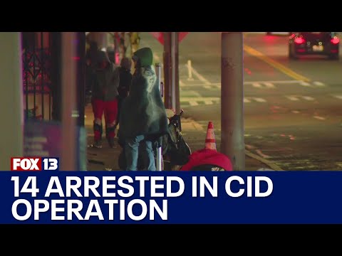 Over a dozen arrested in Chinatown-International District operation | FOX 13 Seattle