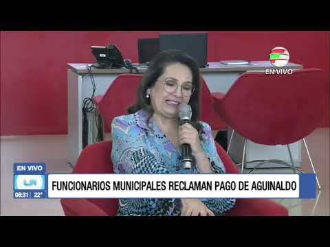 Asunción: Funcionarios municipales reclaman pago de aguinaldo