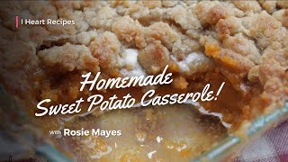 Sweet Potato Casserole with Marshmallows Recipe | Classic Holiday Side Dish