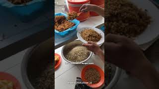 JEBRET!! Sekali Masak Langsung100 Porsi!! This is why NAsigoreng Indoesia Famous #streetfood