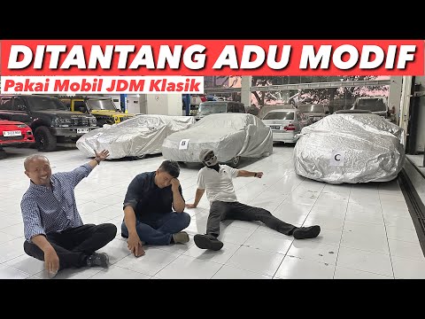 DITANTANG ADU MODIFIKASI MOBIL JDM KLASIK! FEAT. OM MOBI DAN RIDWAN HANIF