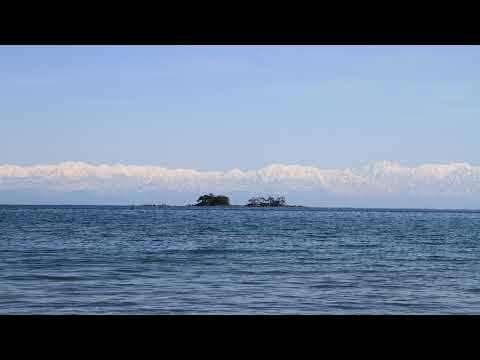 海越しの立山連峰　ライブカメラ