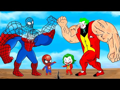 Rescue SPIDERMAN From JOKER Vs Evolution Of MONSTER RADIATION : Returning From The Dead SECRET-FUNNY