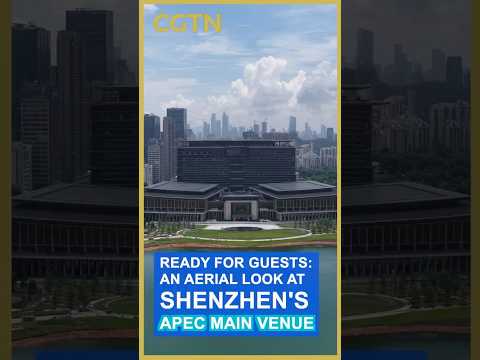 An aerial look at Shenzhen's APEC main venue
