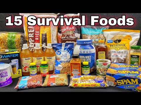 15 Survival Foods Every Prepper Should Stockpile