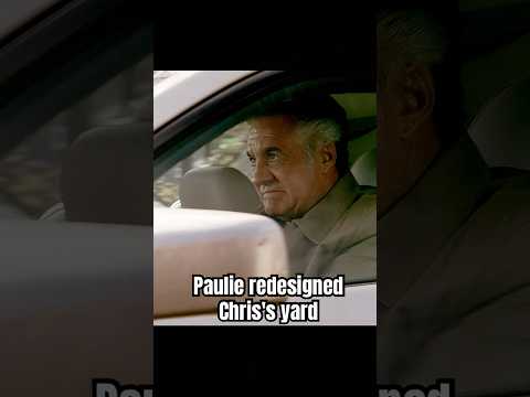 Paulie redesigned Chris's yard#thesopranos #shorts #shortvideo #series #fouryou