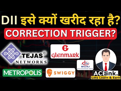 Correction Trigger | Why FII & DII buying this? Stock Market updates | Aceink Latest Video