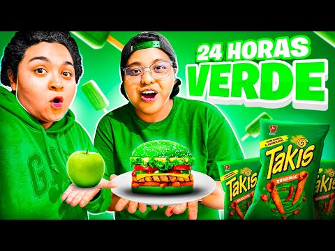 24 HORAS COMIENDO Y VIVIENDO VERDE 😂🟢 | Patho