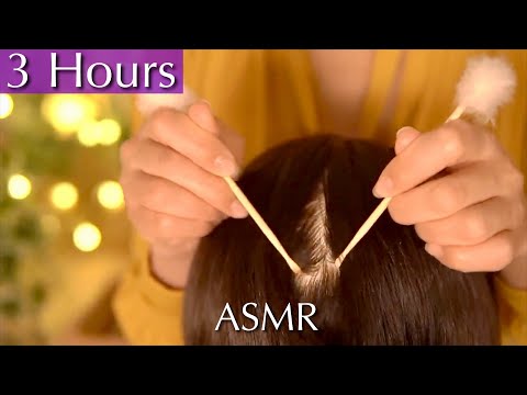 3 Hours of Satisfying Scalp Scratching for Stress Relief and Deep Sleep | No Talking