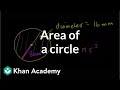 Calculating the Area of a Circle