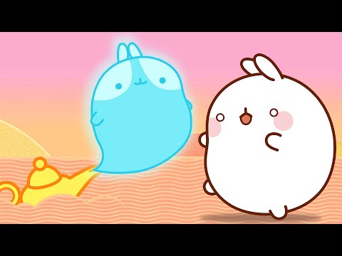 Molang And Piu Piu Meet The Genie | Comedy Cartoon | HooplaKidz TV