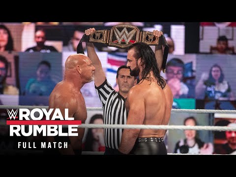 FULL MATCH: Drew McIntyre vs. Goldberg — WWE Title Match: Royal Rumble 2021