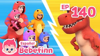 Baila Como el T-rex🦖 | EP140 | Canciones Infantiles | Bebefinn en español