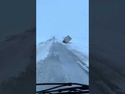 Сезон начался Берегите себя✊ #казахстан #snow #видео #дальнобой #камаз #россия