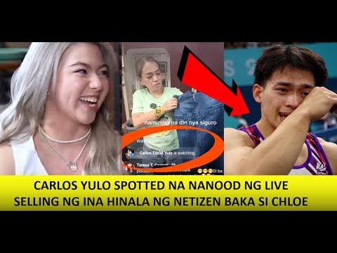 CARLOS YULO SPOTTED NA NANONOOD NG LIVE NG KANIYANG INANG SI ANGELICA HINALA NG NETIZEN SI CHLOE ITO