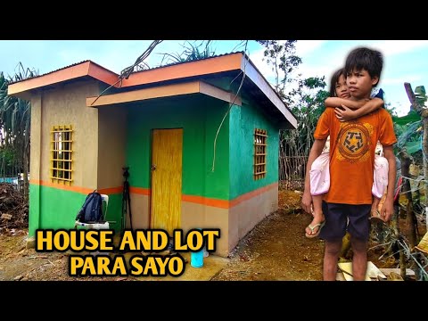 DALAWANG BATA SA BUNDOK MAY HOUSE AND LOT NA