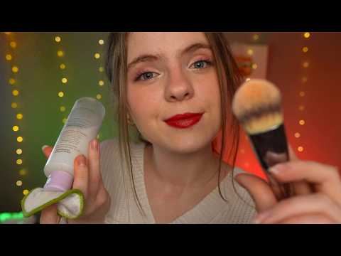 ASMR Big Sister Gets You Ready For Christmas 💄❄️ Roleplay Fast & aggressive, soft spoken