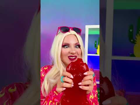 Barbie Tried Eating the BIGGEST Gummy Bear Ever! 🐻