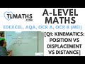 Distance, Displacement, and Position Concepts