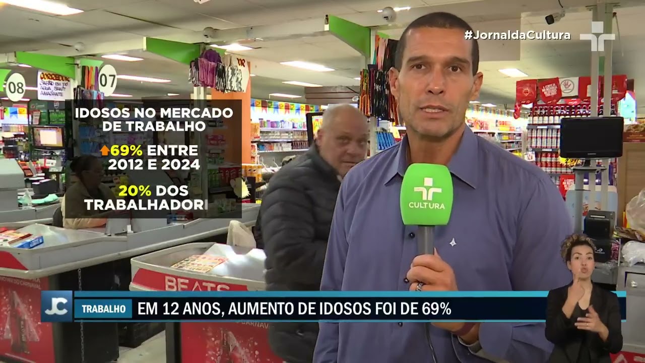 Idosos ganham espaço no mercado de trabalho e crescem 70 em 12 anos