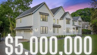 TOURING A LUXURY NEW CONSTRUCTION $5M HOME IN DEMAREST NJ!