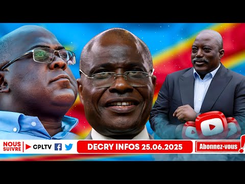 DECRY INFOS 25.6.25,JKK A BUKAVU,ET LA SUITE? FAYULU DEALE AVEC FATSHI,VOICI LES CONTOURS D LA SUITE