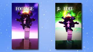 raw footage vs final edit | part 7 | roblox edits