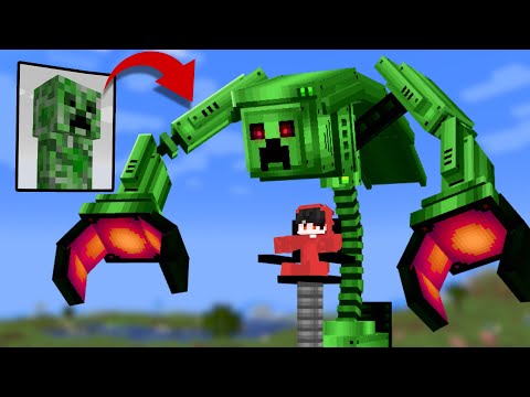 【マイクラ】モブをロボットに作り直すマインクラフト