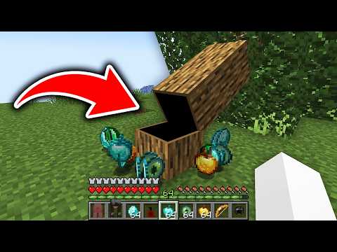 モブやブロックがチェストになる世界でサバイバル【マインクラフト】
