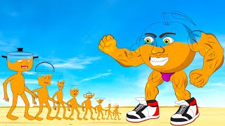 R.I.P UDINDINDINDUN Vs MONSTER RADIATION: All Brainrot Anime Animals But They All Normal Part 6