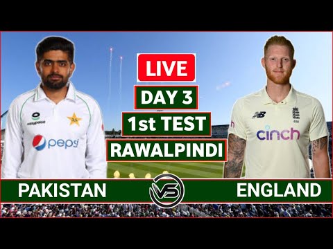 Pakistan vs England 1st Test Day 3 Live Scores | PAK vs ENG 1st Test Live Scores & Commentary