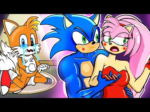 Sonic And Amy Family Sad Story - Sonic Animation Funny - Sonic 2D Animation