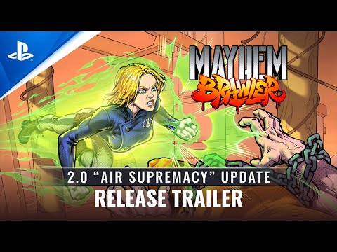 Mayhem Brawler - 2.0 "Air Supremacy" Update Gameplay Trailer | PS4